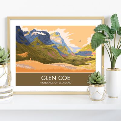Glen Coe By Artist Stephen Millership - Premium Art Print