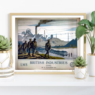 Industrias Británicas - Carbón - 11X14” Premium Art Print