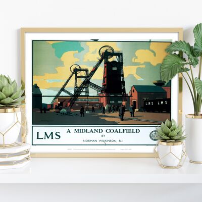 A Midland Coalfield - 11X14” Premium Art Print