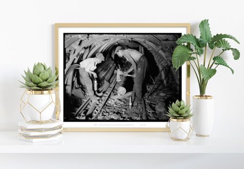 Miners At Work - 11X14” Premium Art Print