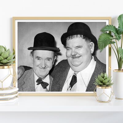 Laurel And Hardy - 11X14” Premium Art Print