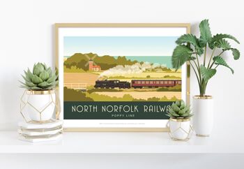 Chemin de fer du nord de Norfolk - 11X14" Premium Art Print