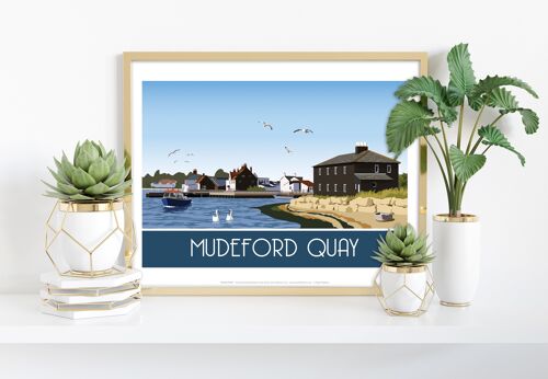 Mudeford Quay - 11X14” Premium Art Print