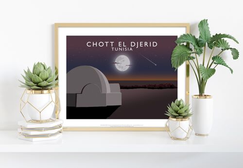Chott El Djerid, Tunisia By Artist Richard O'Neill Art Print