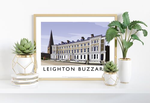 Leighton Buzzard Square By Artist Richard O'Neill Art Print