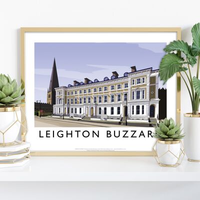 Leighton Buzzard Square By Artist Richard O'Neill Art Print
