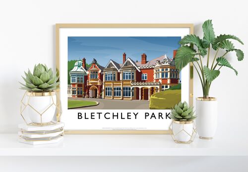 Bletchley Park By Artist Richard O'Neill - 11X14” Art Print