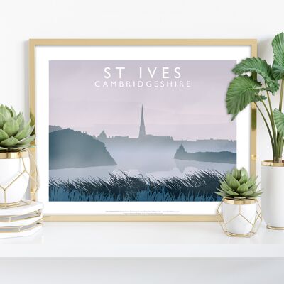 St Ives, Cambridgeshire Por el artista Richard O'Neill Lámina artística