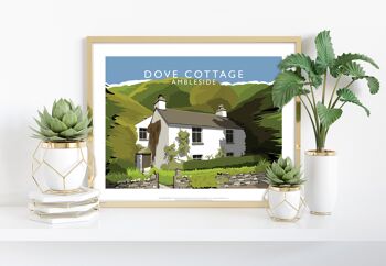 Dove Cottage, Ambleside par l'artiste Richard O'Neill Impression artistique