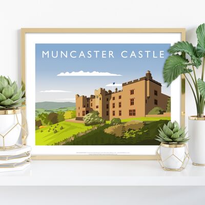 Muncaster Castle, Cumbria – Premium-Kunstdruck, 27,9 x 35,6 cm