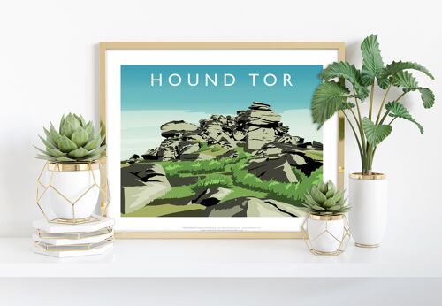 Hound Tor By Artist Richard O'Neill - Premium Art Print