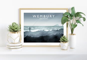 Wembury, Devon par l'artiste Richard O'Neill - 11X14" Art Print