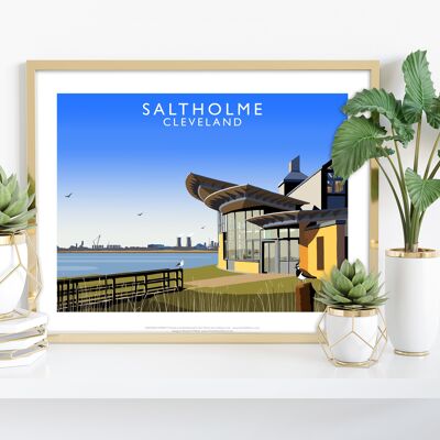 Saltholme, Cleveland By Artist Richard O'Neill - Art Print