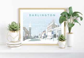 Darlington par l'artiste Richard O'Neill - Impression d'art premium
