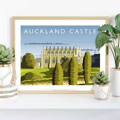 Auckland Castle By Artist Richard O'Neill - Art Print