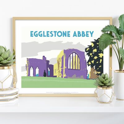 Egglestone Abbey von Künstler Richard O'Neill - Kunstdruck