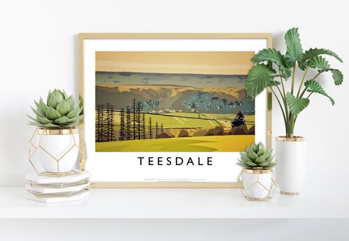 Teesdale By Artist Richard O'Neill - Premium Art Print