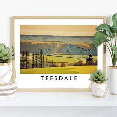 Teesdale vom Künstler Richard O'Neill – Premium-Kunstdruck