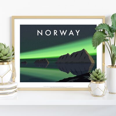 Norvegia dell'artista Richard O'Neill - Stampa d'arte premium 11 x 14".