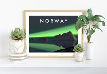 Norvège par l'artiste Richard O'Neill - 11X14" Premium Art Print