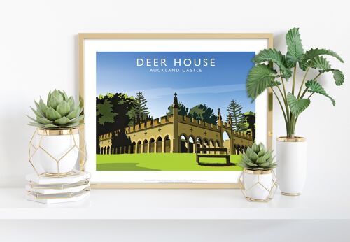 Deer House, Landscape By Artist Richard O'Neill Art Print