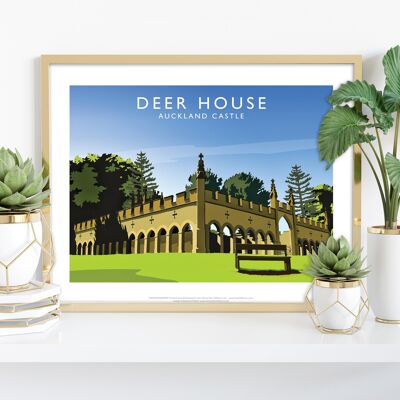 Deer House, Landscape By Artist Richard O'Neill Art Print