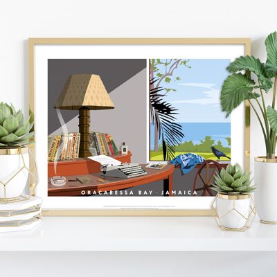 Oracabessa Bay, Giamaica dall'artista Richard O'Neill Art Print