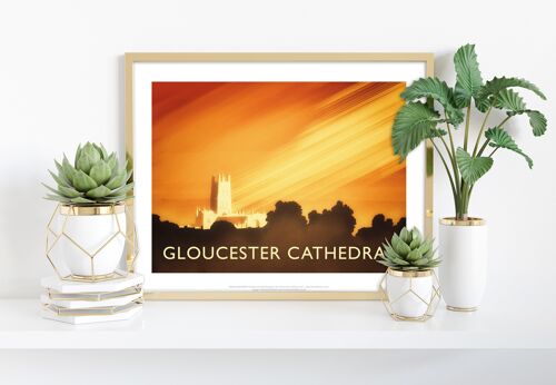 Gloucester Cathedral By Artist Richard O'Neill - Art Print