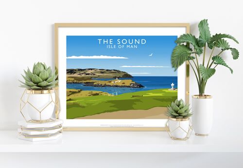 The Sound, Isle Of Man By Artist Richard O'Neill Art Print