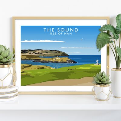 The Sound, Isle of Man von Künstler Richard O'Neill Kunstdruck