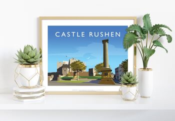 Castle Rushen par l'artiste Richard O'Neill - Impression d'art premium