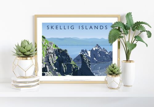 Skelling Islands By Artist Richard O'Neill - Art Print