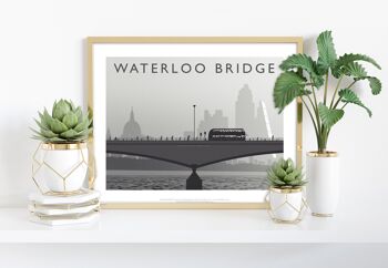 Pont de Waterloo par l'artiste Richard O'Neill - Impression artistique