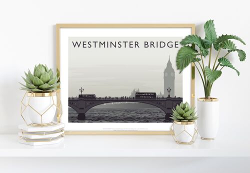 Westminster Bridge By Artist Richard O'Neill - Art Print