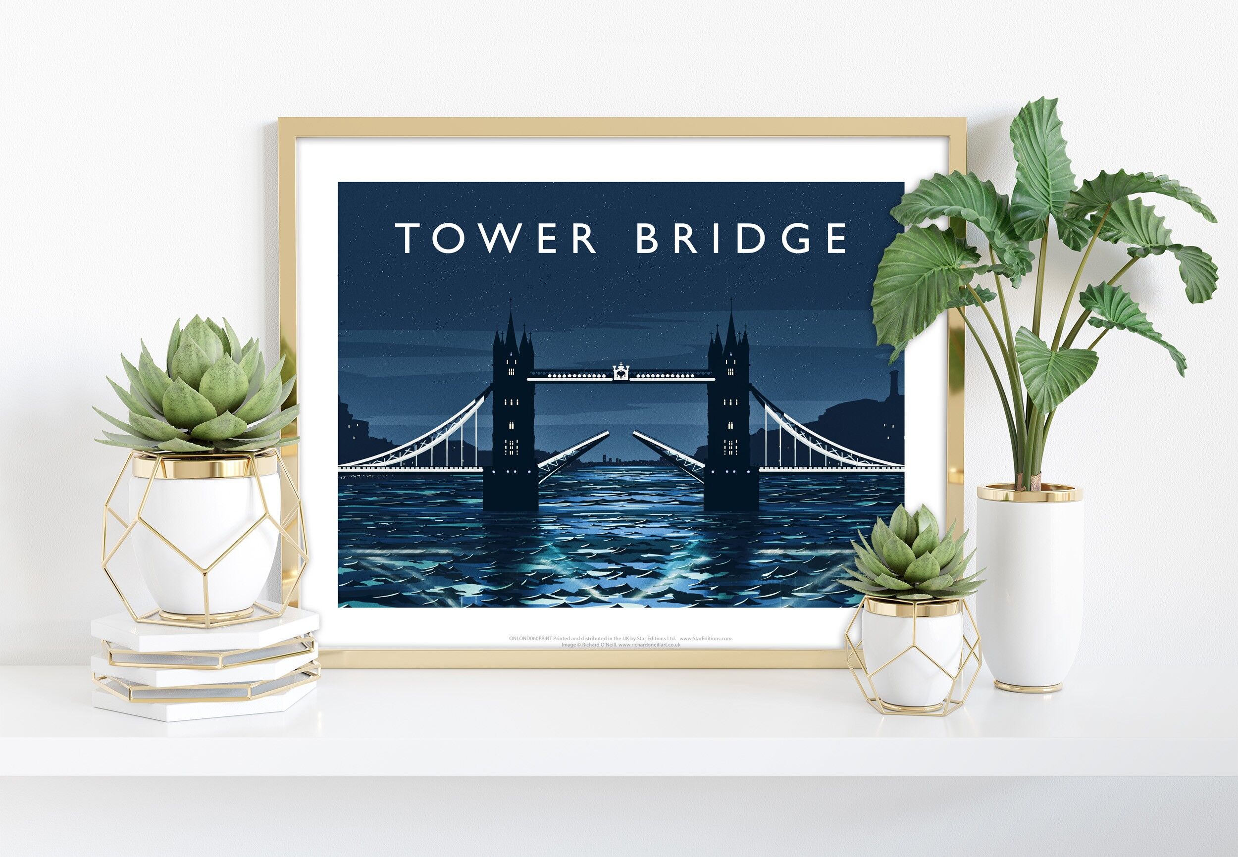 Tower Bridge dell'artista Richard O'Neill - Stampa d'arte premium