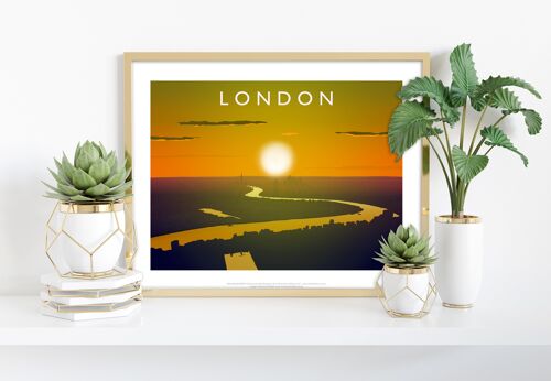 London Sunrise By Artist Richard O'Neill - 11X14” Art Print