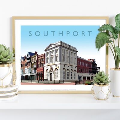 Southport por el artista Richard O'Neill - Impresión de arte premium