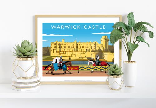 Warwick Castle By Artist Richard O'Neill - 11X14” Art Print