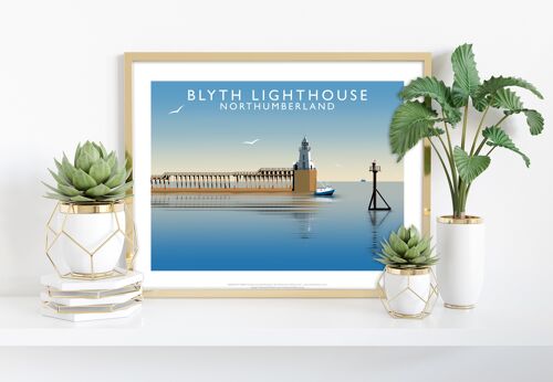 Blyth Lighthouse, Northumberland - Richard O'Neill Art Print