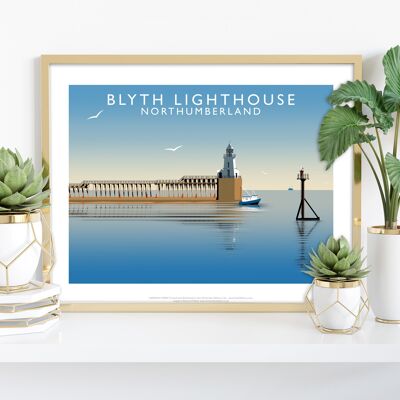 Blyth Leuchtturm, Northumberland - Richard O'Neill Kunstdruck
