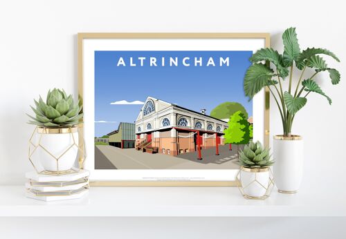 Altrincham By Artist Richard O'Neill - Premium Art Print