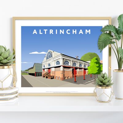 Altrincham By Artist Richard O'Neill - Premium Art Print