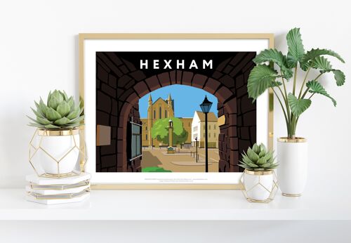 Hexham By Artist Richard O'Neill - 11X14” Premium Art Print