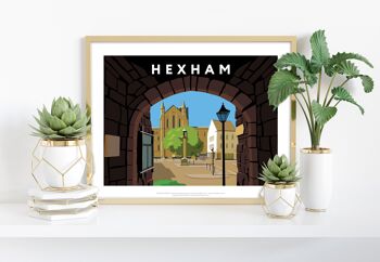 Hexham par l'artiste Richard O'Neill - 11X14" Premium Art Print