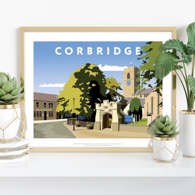 Corbridge von Künstler Richard O'Neill – Premium-Kunstdruck