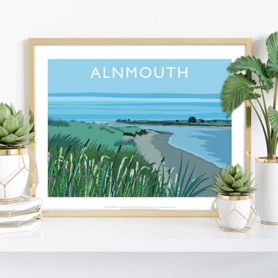 Alnmouth por el artista Richard O'Neill - Impresión de arte premium