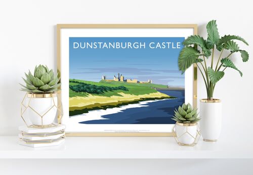 Dunstanburgh Castle By Artist Richard O'Neill - Art Print