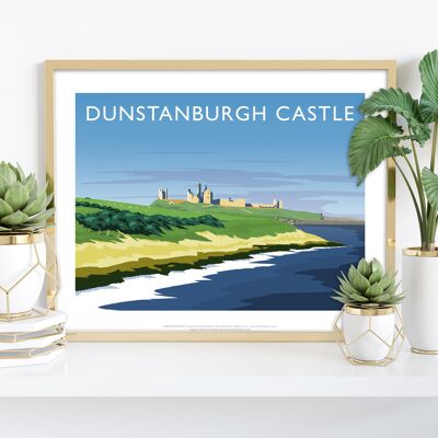 Castillo de Dunstanburgh por el artista Richard O'Neill - Lámina artística