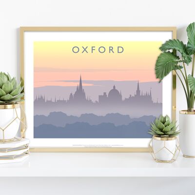 Oxford vom Künstler Richard O'Neill – Premium-Kunstdruck, 27,9 x 35,6 cm