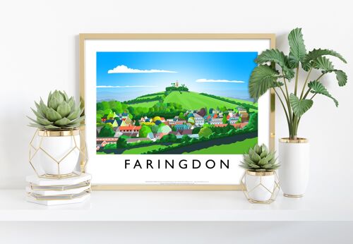 Faringdon By Artist Richard O'Neill - Premium Art Print